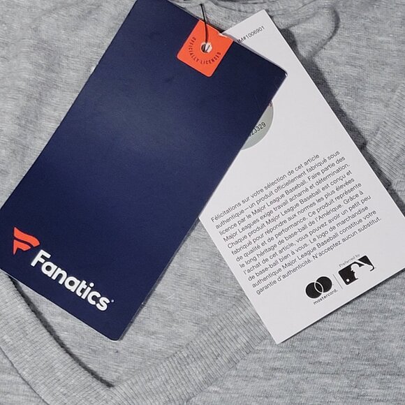 Los Angeles LA Dodgers T Shirt Womens Size 3XL Gray V-Neck Fanatics MLB Baseball - Picture 7 of 8